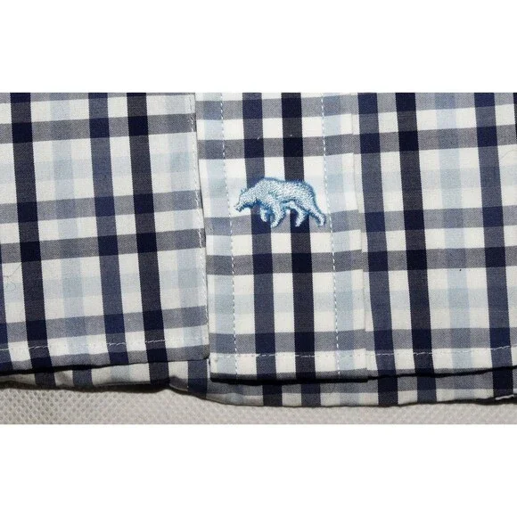 Onward Reserve‎ Classic Fit Men's Long Sleeve Button Down Plaid Shirt Size XL